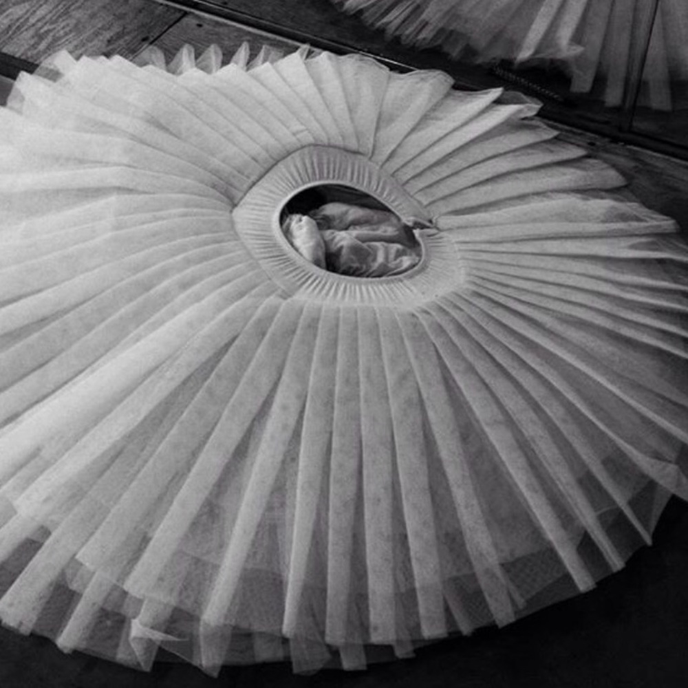 Pancake or Platter Tutu (White or black)